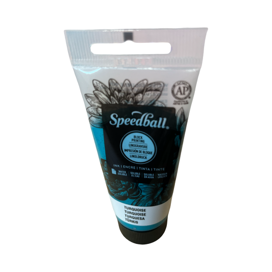 BLOCK PRINTING INK WATER SOLUBLE 1.25 OZ TURQUOISE