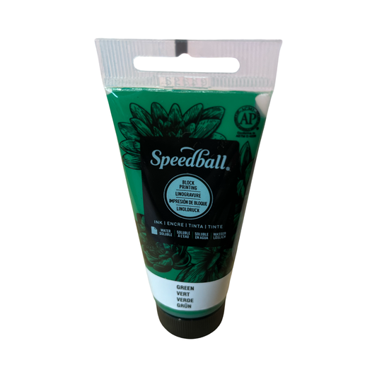 BLOCK PRINTING INK WATER SOLUBLE 1.25 OZ GREEN