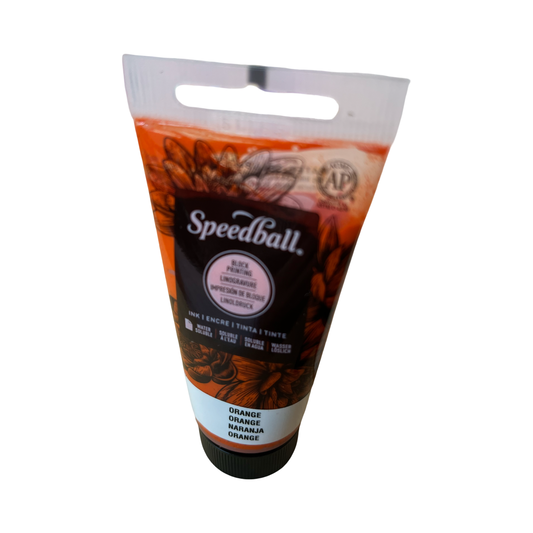 BLOCK PRINTING INK WATER SOLUBLE 1.25 OZ ORANGE