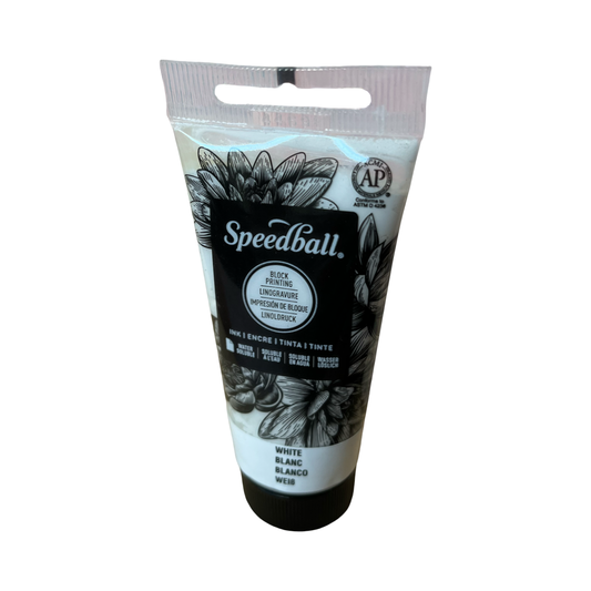 BLOCK PRINTING INK WATER SOLUBLE 1.25 OZ WHITE