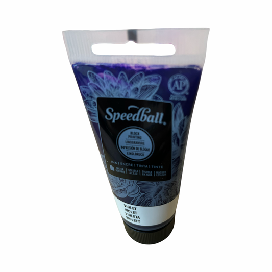 BLOCK PRINTING INK WATER SOLUBLE 1.25 OZ VIOLET