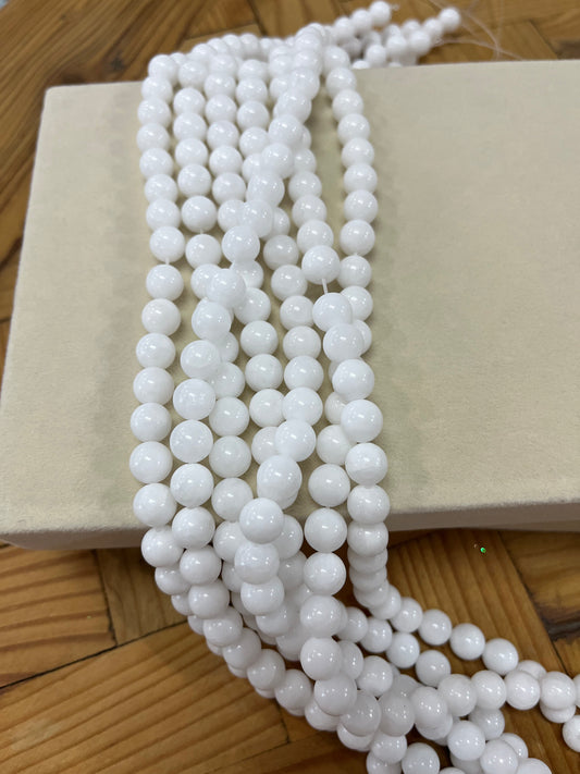 JADE WHITE 8mm