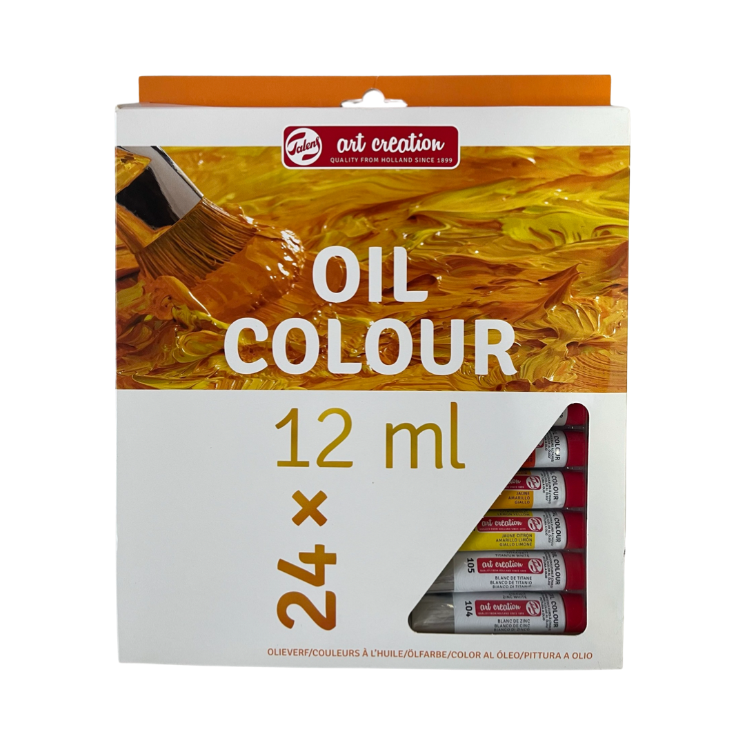 OIL SET 12 ML 24 COLORS ART CREATIONS