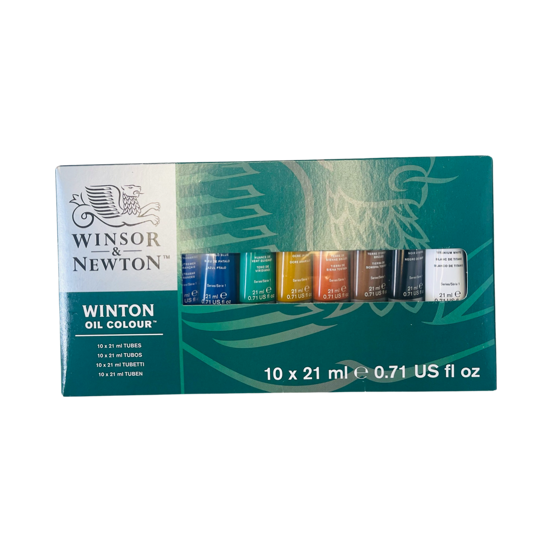 OIL SET 21ML 10 COLORS WINSOR  & NEWTON