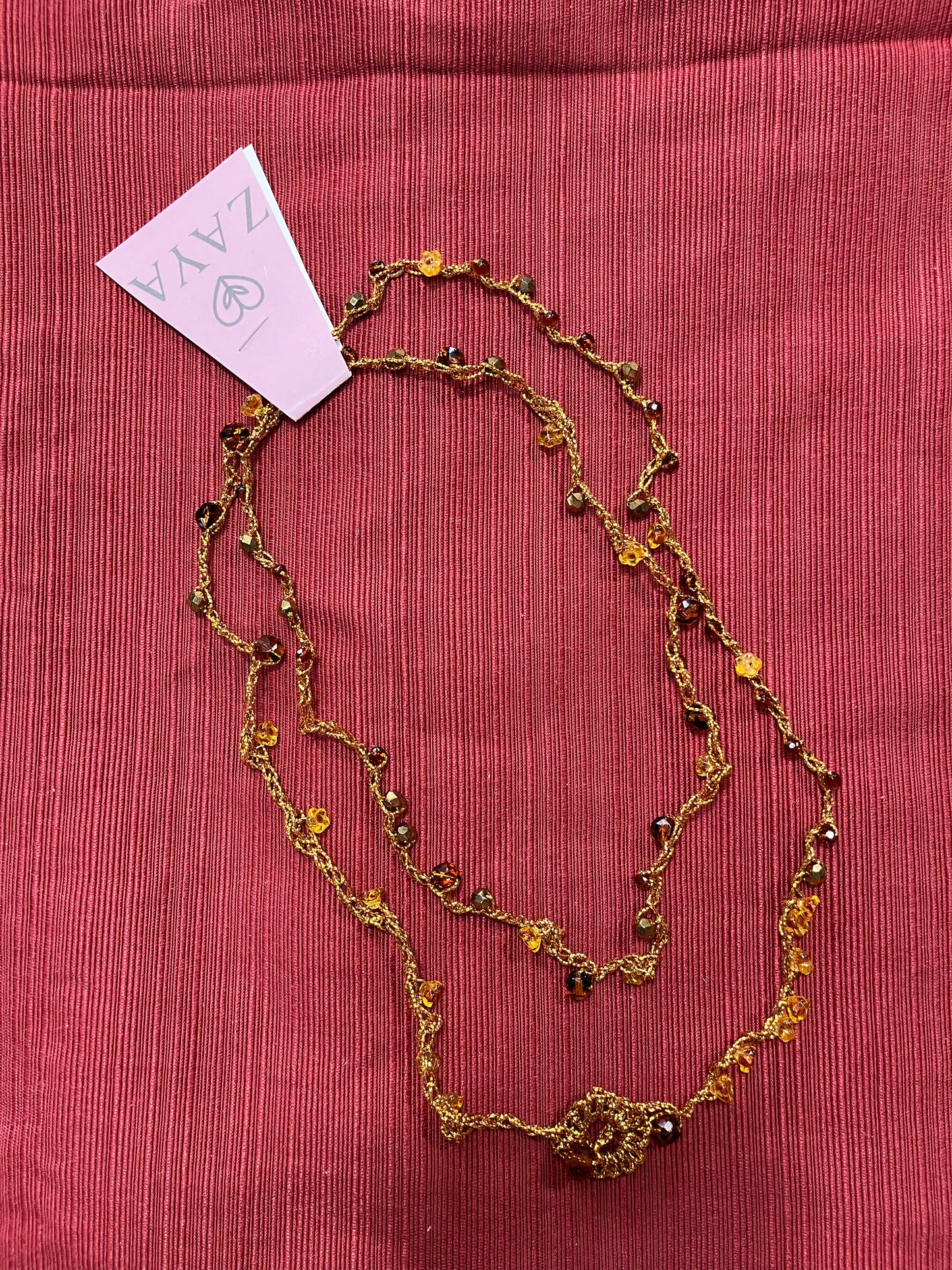 ZAYA crochet necklace