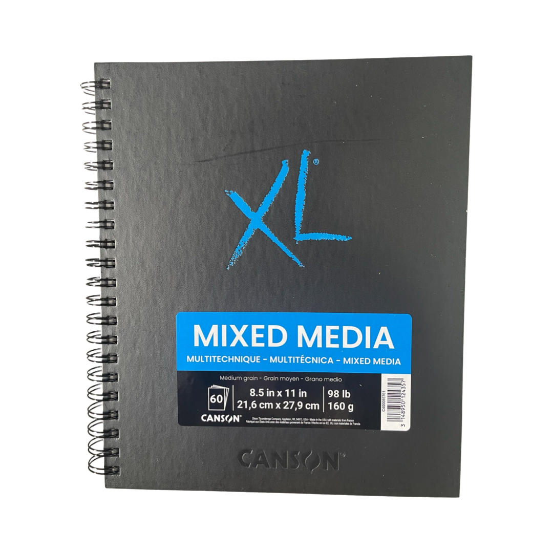 MIX MEDIA BOOK 5.5X8.5 inches 98LB 60 SHEETS