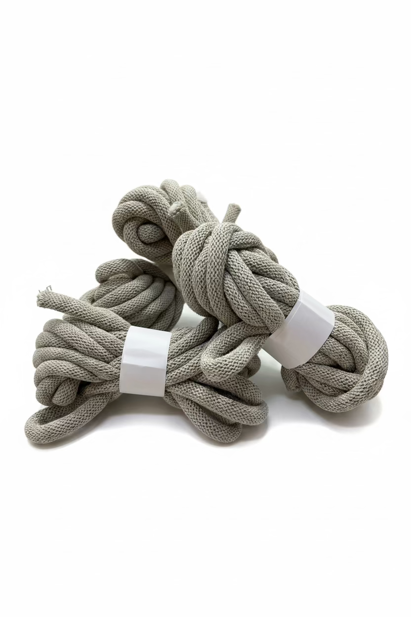 BOBBINY CORD PALE OLIVE. 9 mm.    5 yds