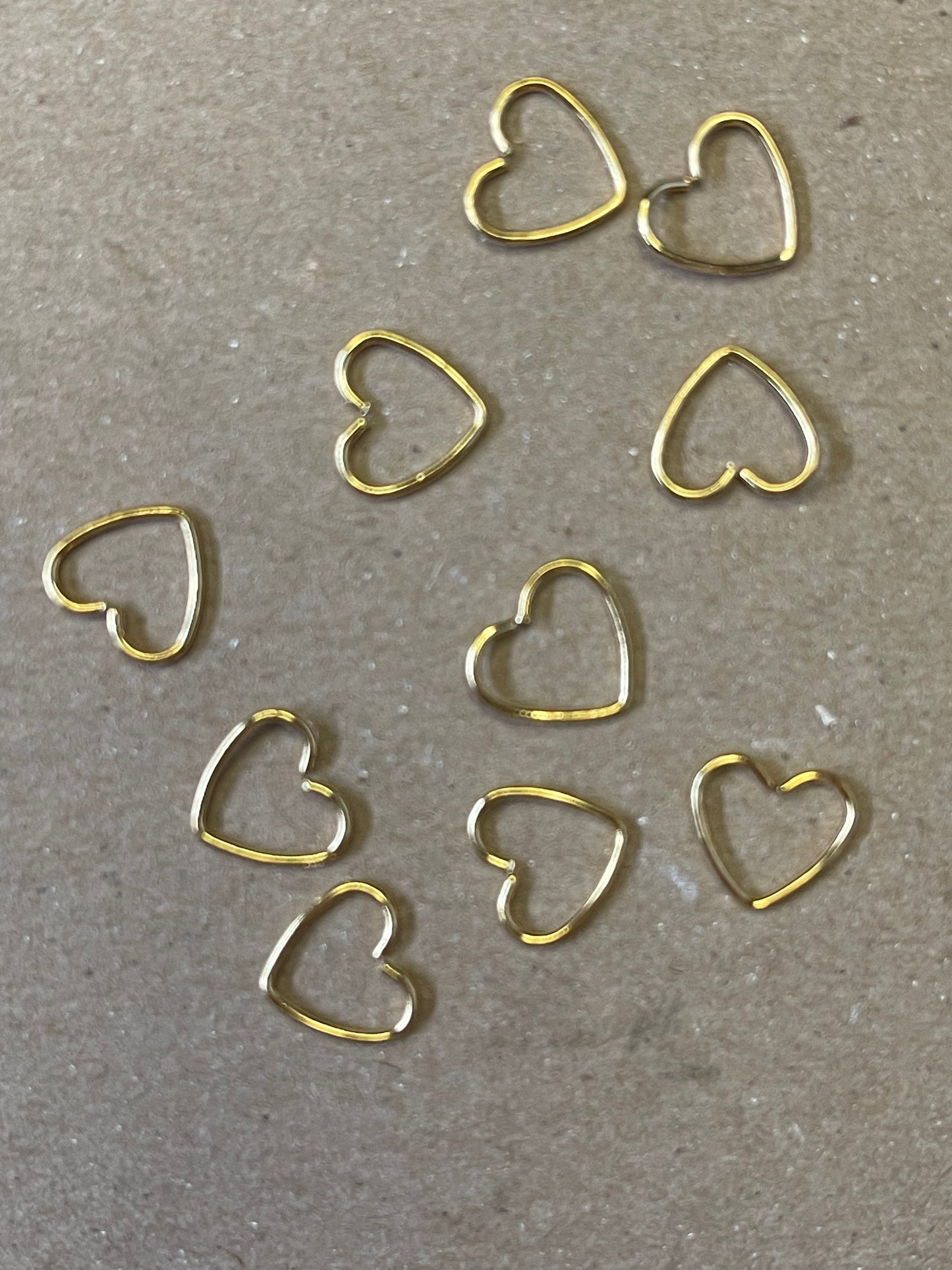 JUMPRING SST GP HEART 9X10MM 20GPA 10PC