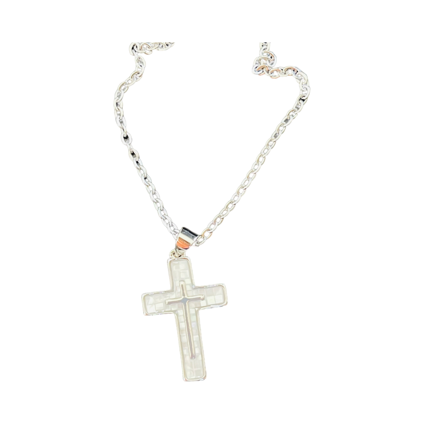 CROSS PLATINUM AND SHELL 26X16MM 1 PC