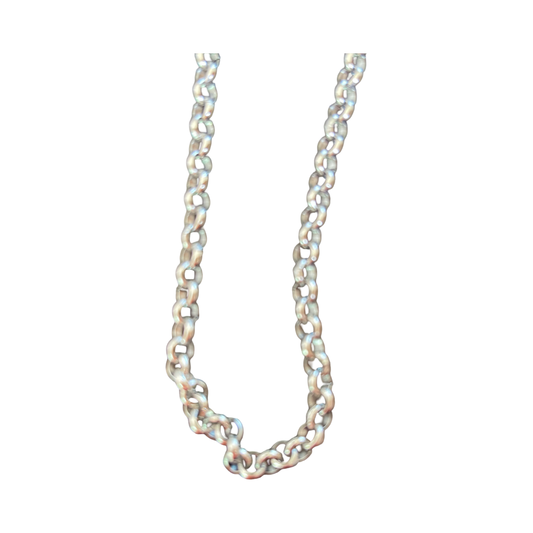 ROLO CHAIN NECKLACE STAINLESS STEEL 19.8 INCHES 1 PC