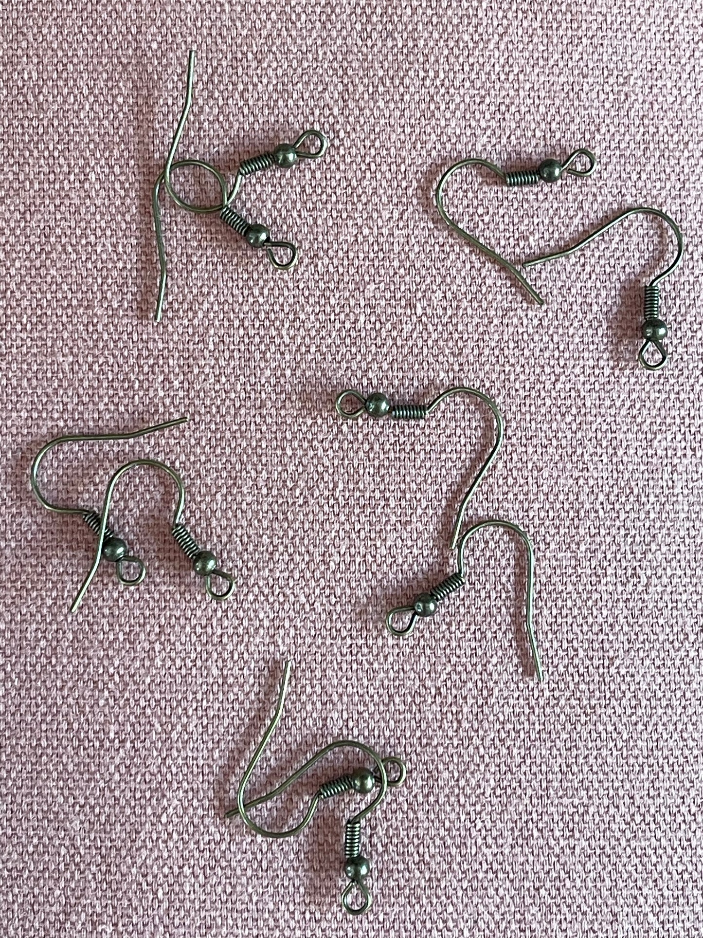 EARRING HOOK ANTIQUE BRONZE 10 PCS