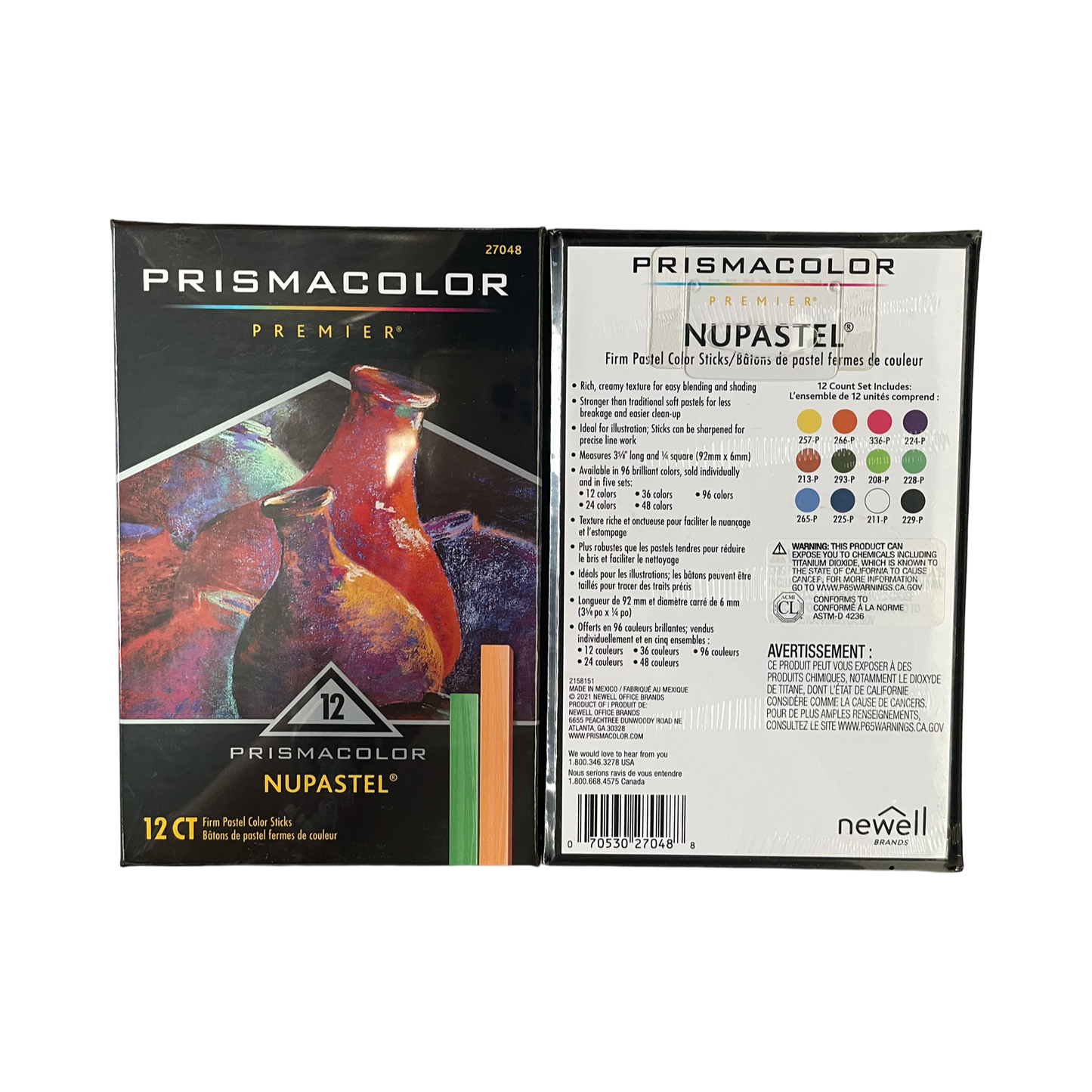 NUPASTEL 12 COLORS PRISMACOLOR