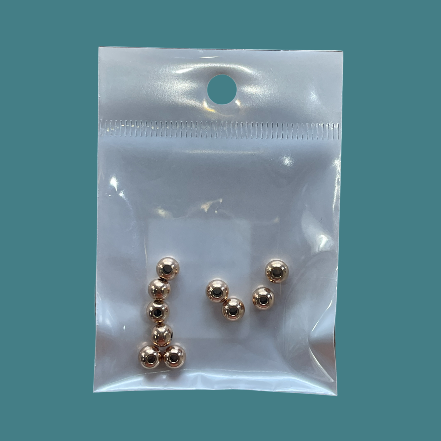 SPACER 5 mm SST Rose Gold ROUND 10 PC