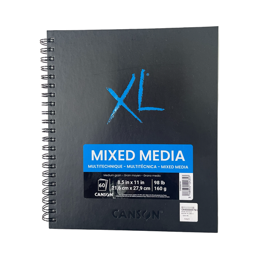 MIX MEDIA BOOK 8.5X11 98 LB 60 SHEETS CANSON XL