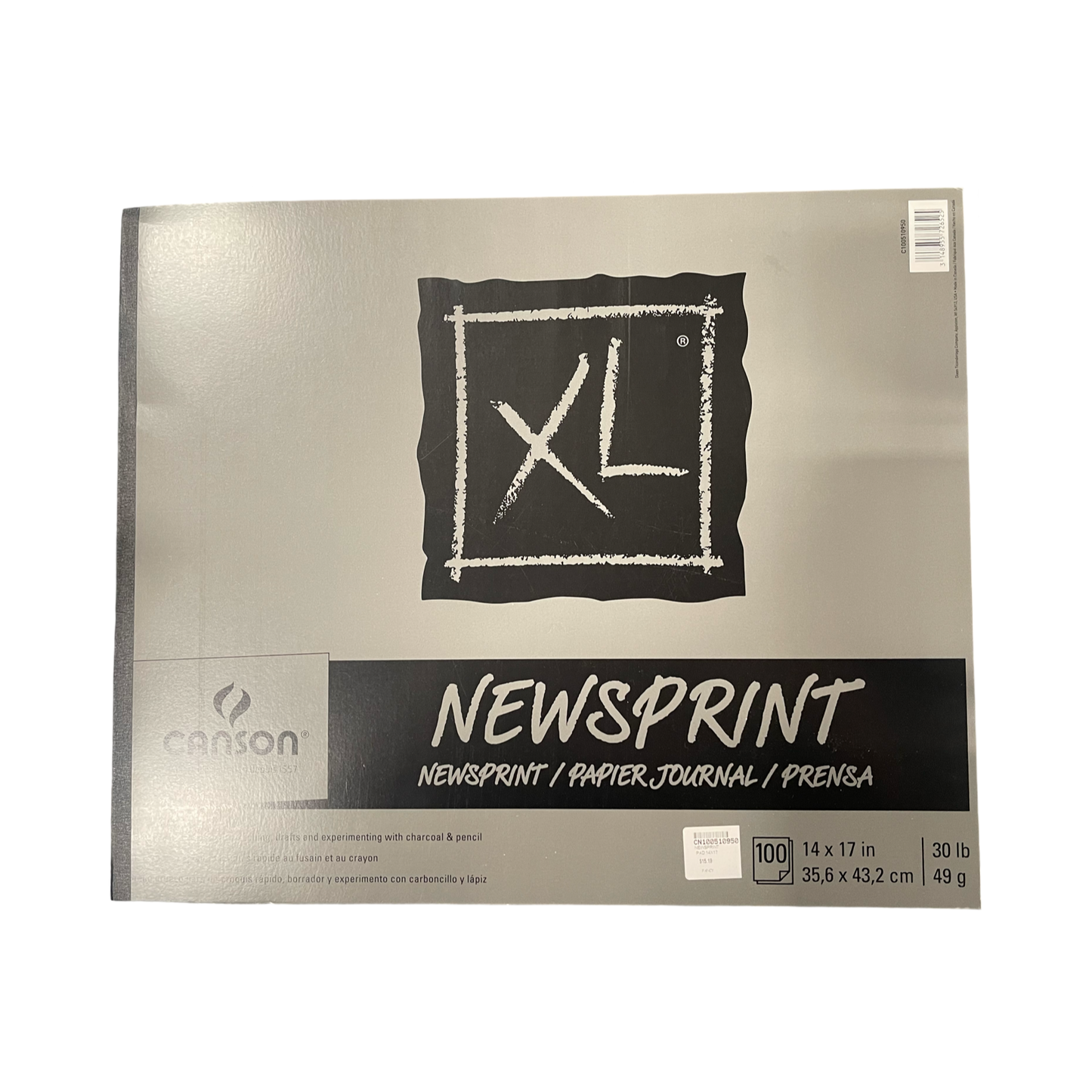 NEWSPRINT 14X17  CANSON XL