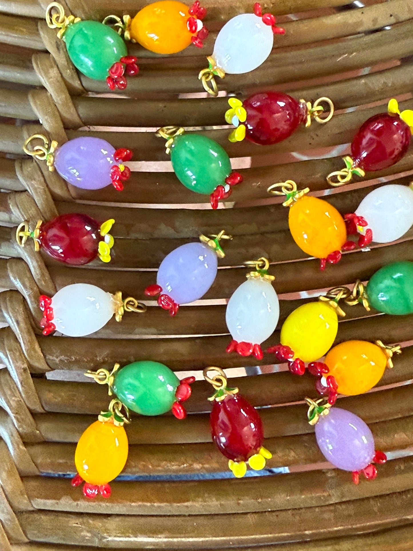 LAMPWORK FRUIT 2 BEADS PER PACK