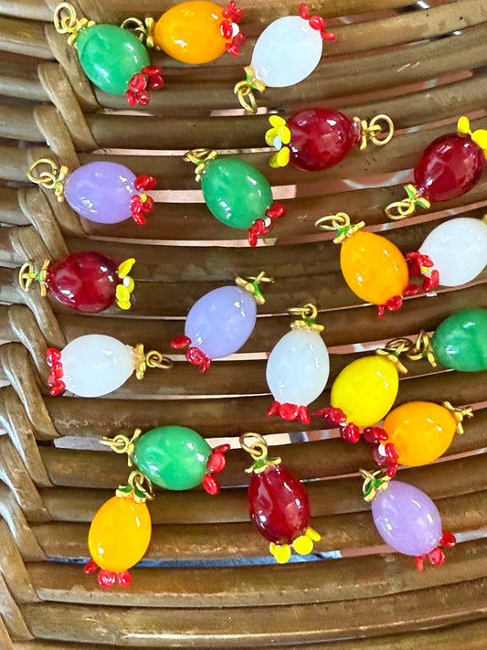 LAMPWORK FRUIT 2 BEADS PER PACK