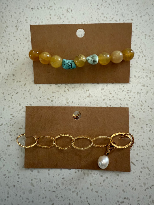 BRACELET CARD DISPLAY KRAFT 6X10CM 20 PC