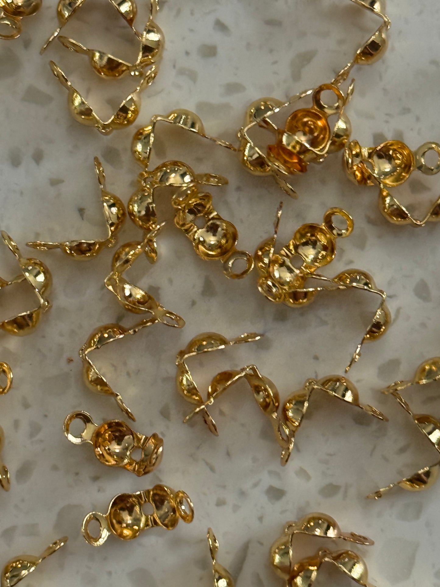 KNOT COVER SILVER PLATE OR GOLD PLATED 18 KT ABOUT 100PC