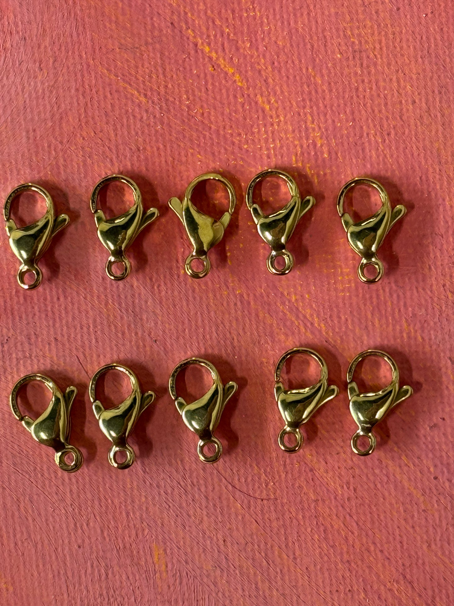 LOBSTER  13X8MM STAINLESS STEEL 10 PC