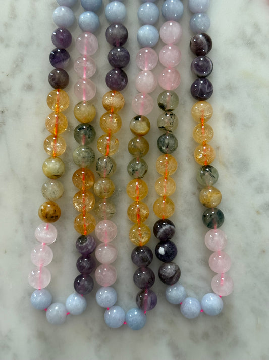 GEMSTONE 10MM ROUND MIX 1 STRAND