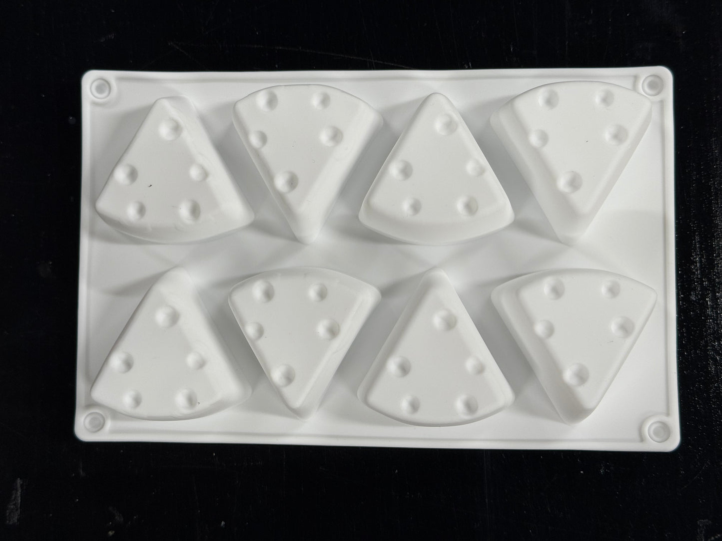 SILICONE MOLD CHEESE TRIANGLES 9 HOLES 1 PC