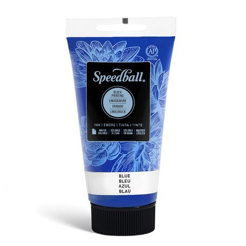 WATER SOLUBLE PRINTING INK 2.5OZ BLUE