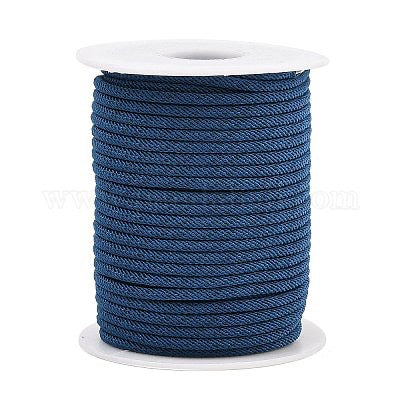 MILAN CORD 3MM TWIST MARINE BLUE PER YARD