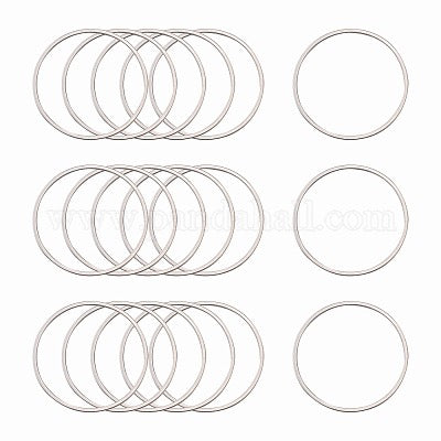 LINKING RING 35MM STAINLESS STEEL 2 PC