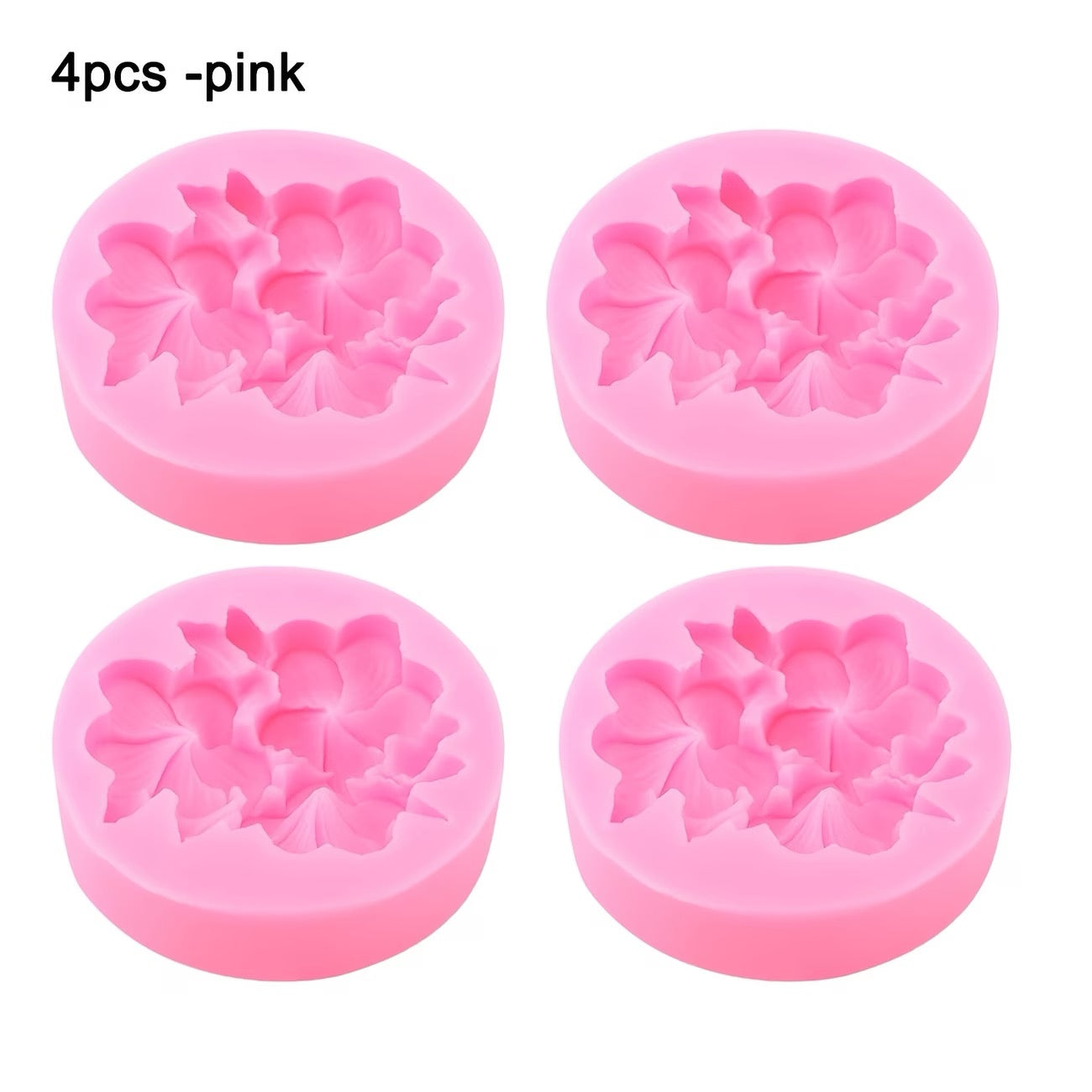 SLICONE MOLD 3 FLOWERS 1 MOLD