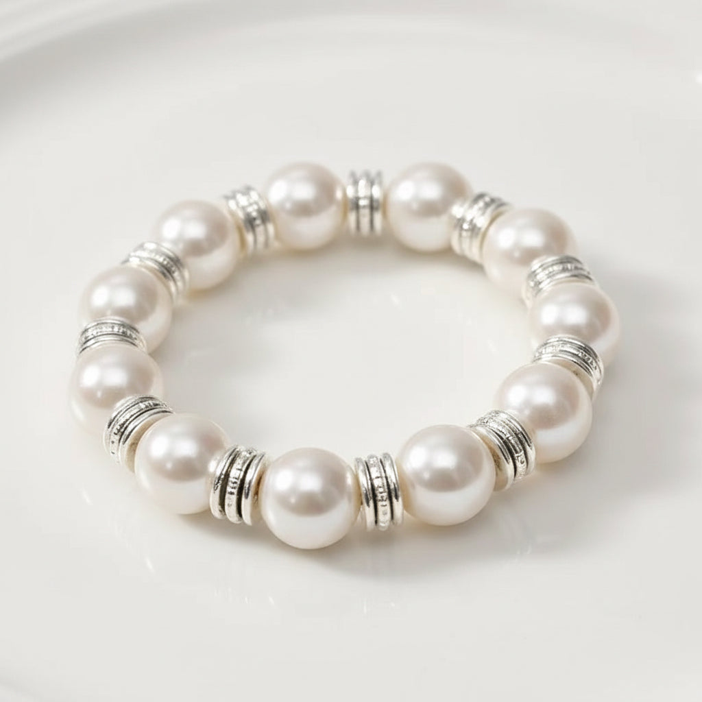 HEMATITE DISC 6MM SILVER ABOUT 238 BEADS PER 1 STRAND