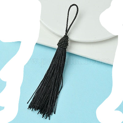 TASSEL 145MM BLACK POLYESTER 1 PC