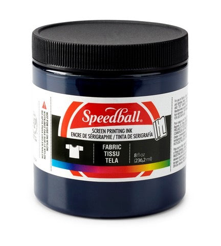 FABRIC SCREEN INK 8 OZ BLUE DENIM
