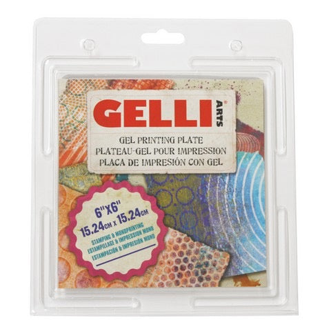 GELLI PLATE MONOPRINT 6X6 INCHES 1 PC