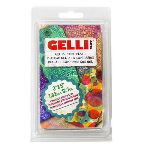 GELLI PLATE PRINTMAKING 3X5 INCHES 1 PC