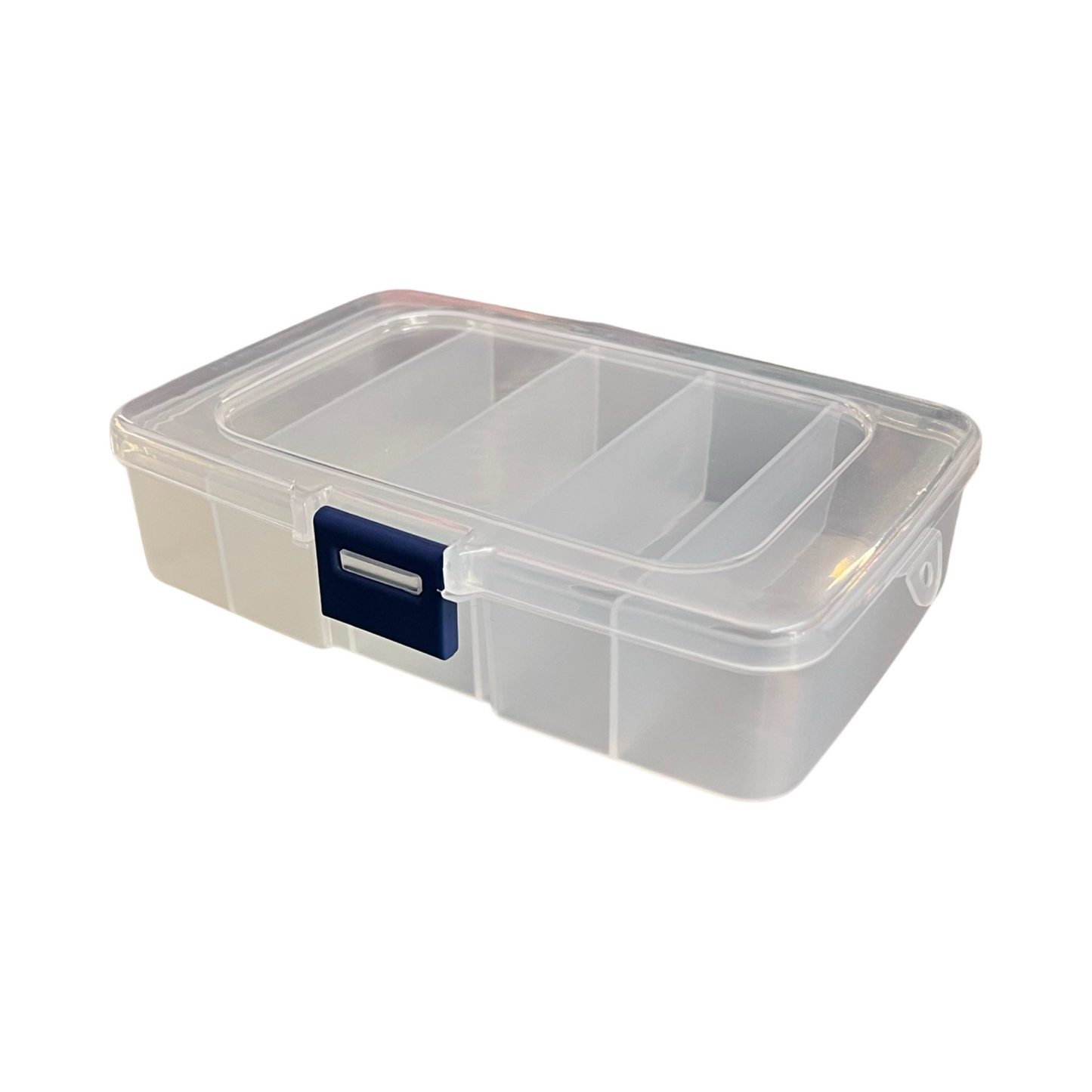 BEAD BOX PLASTIC CLEAR 14X9CM