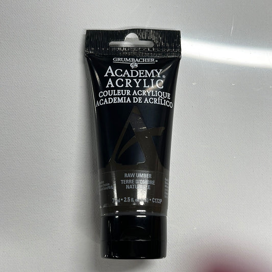 ACADEMY ACRYLIC RAW UMBER