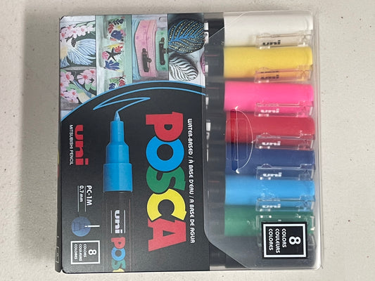 POSCA PC-1M BASIC 8CD
