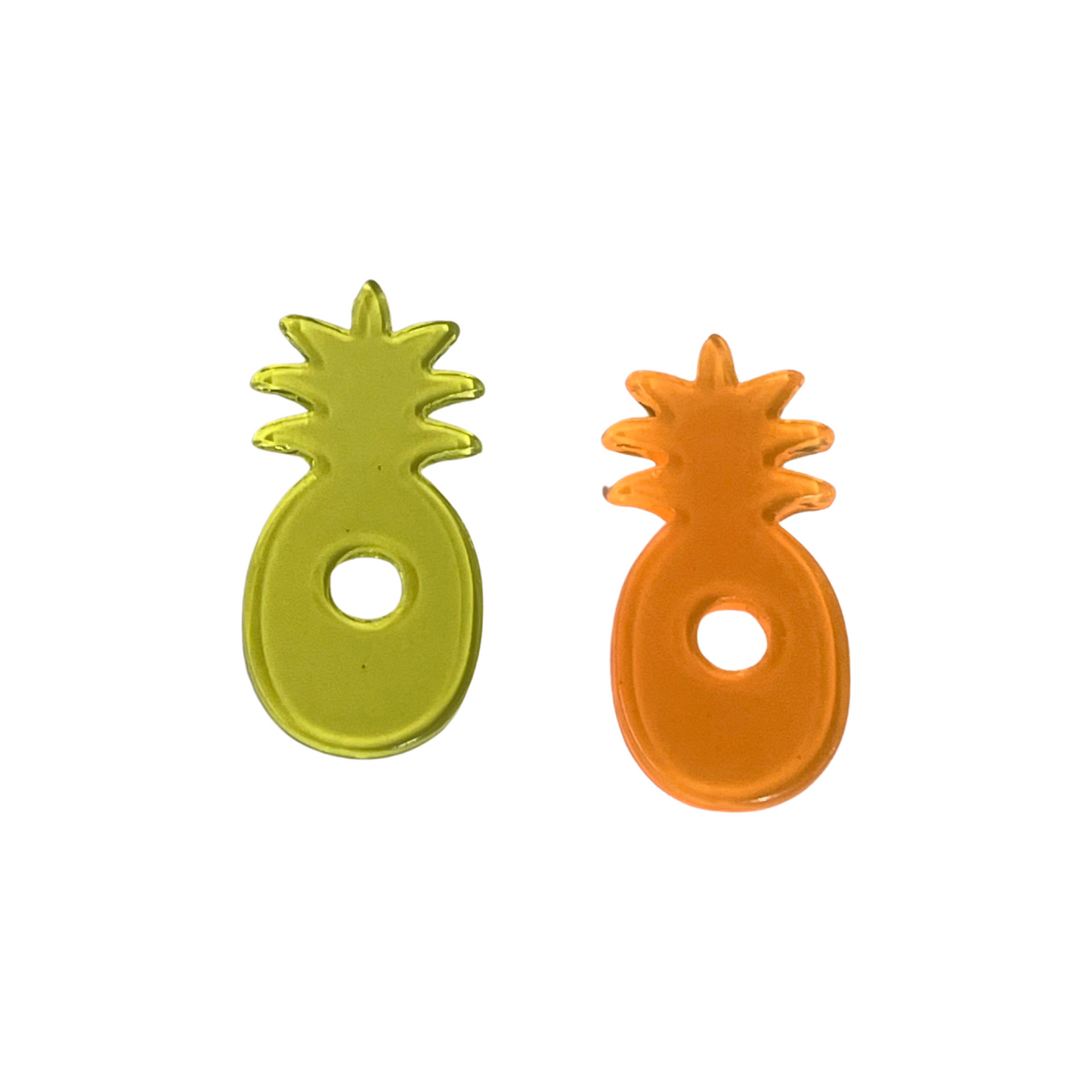 PENDANT ACRYLIC PINEAPPLE  2 PCS