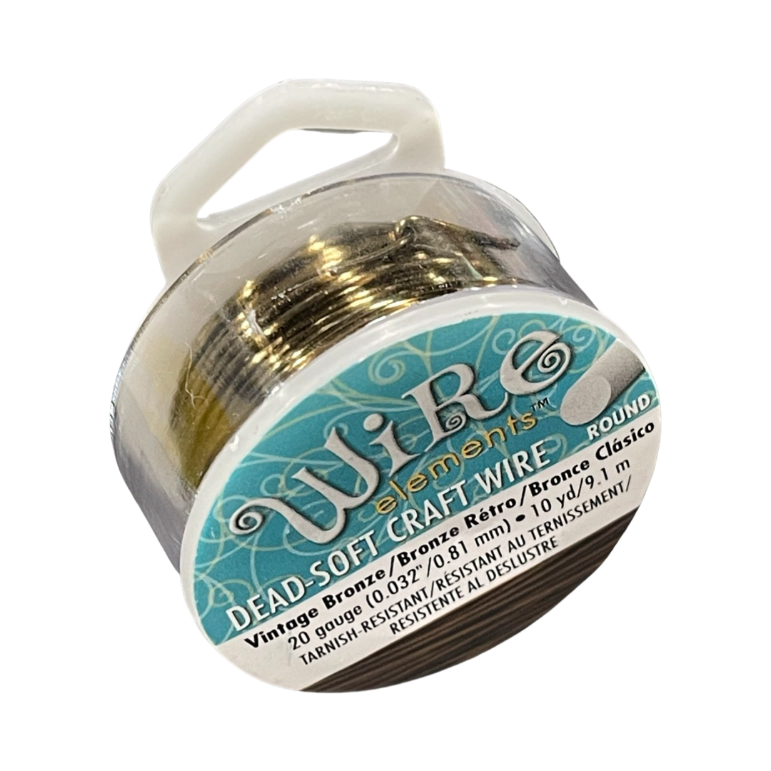 CRAFT WIRE 20 GA VINTAGE BRONZE 10 YDS