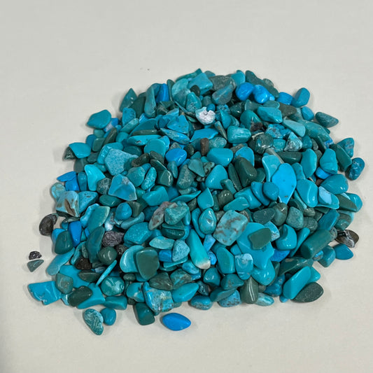 TURQUOISE CHIP NO HOLE 50 GRAMS PACK
