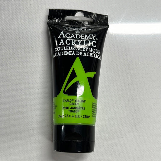 ACADEMY ACRYLIC PHTHALO YELLOW GREEN 75ML