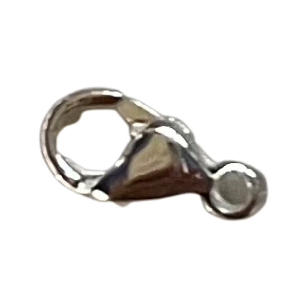 LOBSTER 9X6MM STAINLESS STEEL  3 COLORS 10 PCS