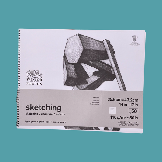 SKETCH PAPER  PAD 14X17 50 LB 50 PAGES  IN WINSOR & NEWTON