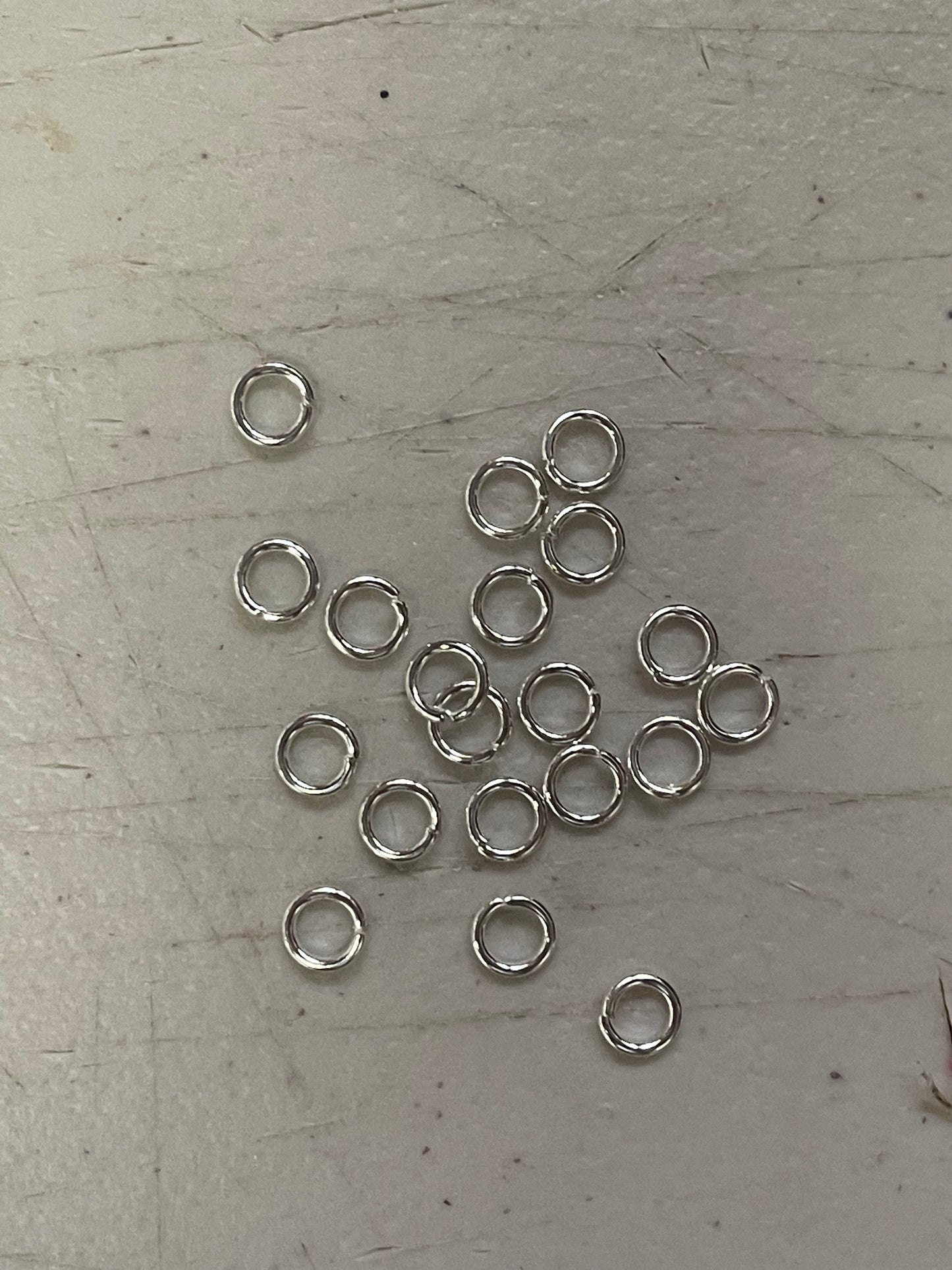 JUMPRING 7 MM SST SILVER PLATE 20 PC