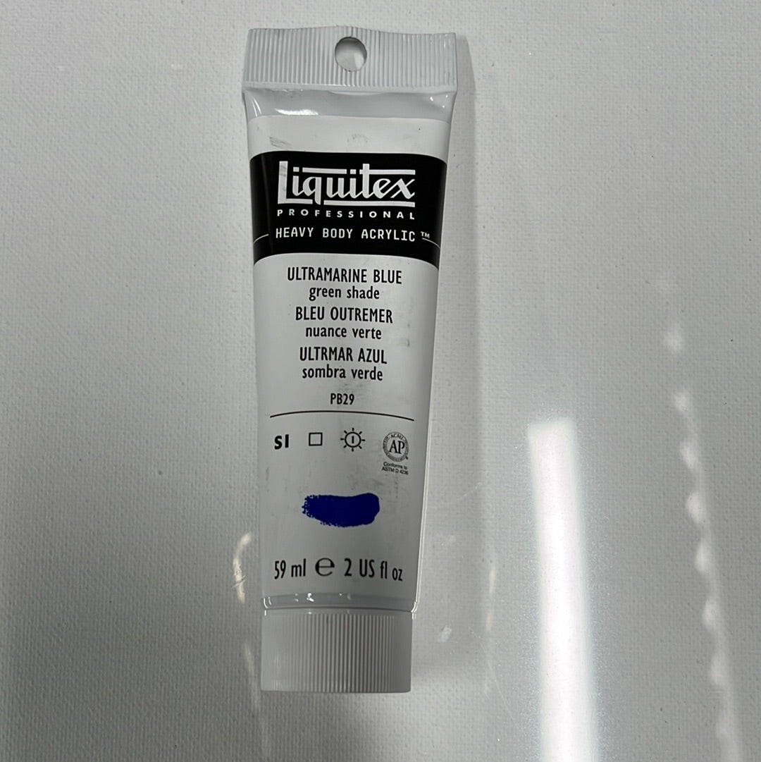 LIQUITEX HEAVY BODY ACRYLIC ULTRAMARINE BLUE GREEN SHADE