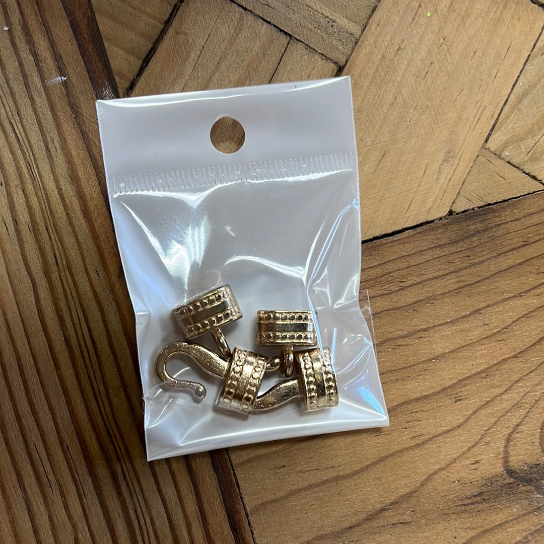 CORD END AG 10MM OVAL HOOK  2 SETS