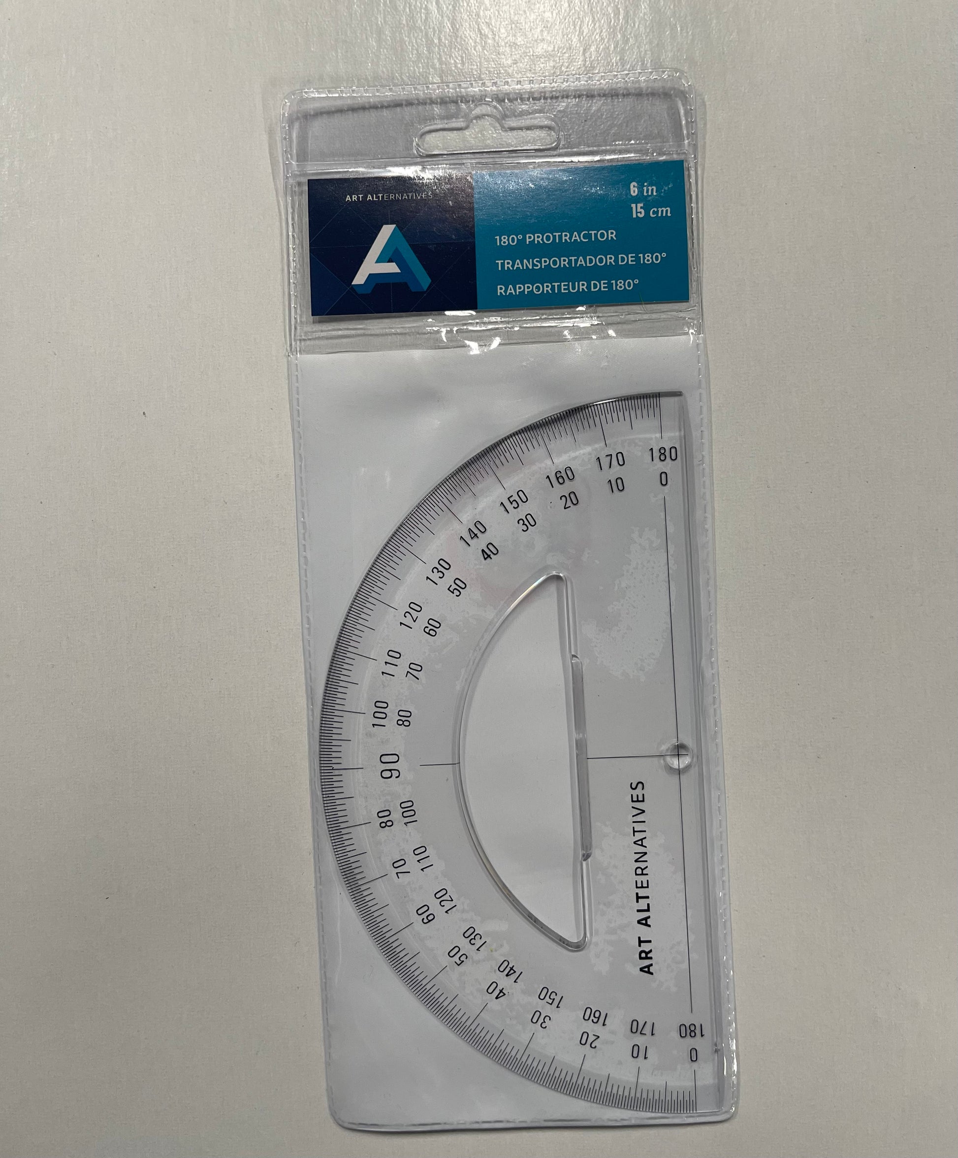 PROTRACTOR 180 GRADOS (TRANSPORTADOR) – Mi Tienda Fancy