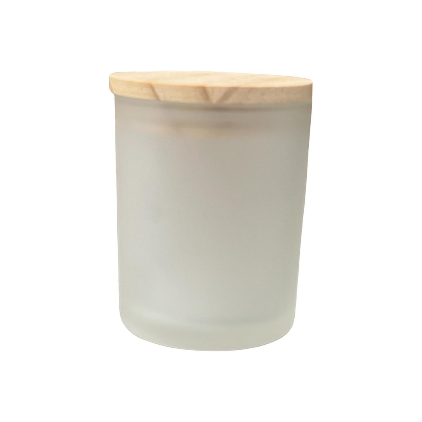 CANDLE CUP 8 OZ WOOD CAP 1 PC
