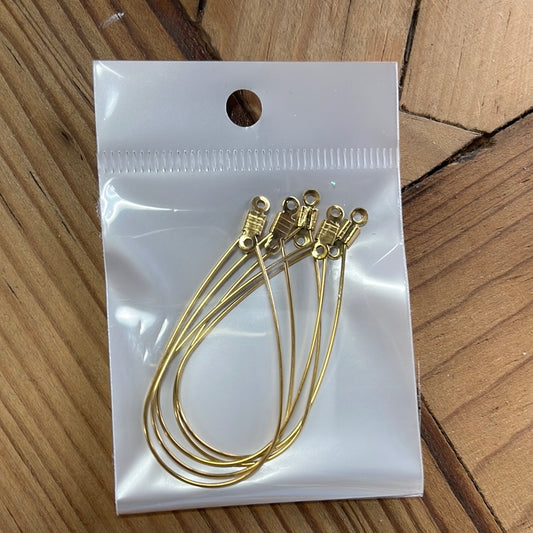 PENDANT WITE DROP SST EARRING 48.5MM